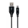 Cabo USB Gembird CC-USB2B-AMCM-2M-BW USB 2.0 USB A USB C preto, branco