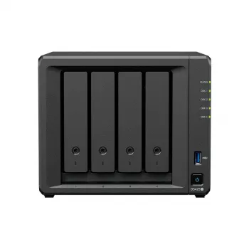 Servidor de armazenamento NAS SYNOLOGY DS425+ — 4-Bay, Intel Celeron J4125 2,0–2,7 GHz, 2 GB DDR4, 0 TB, 2,5GbE, 2 ranhuras M.2