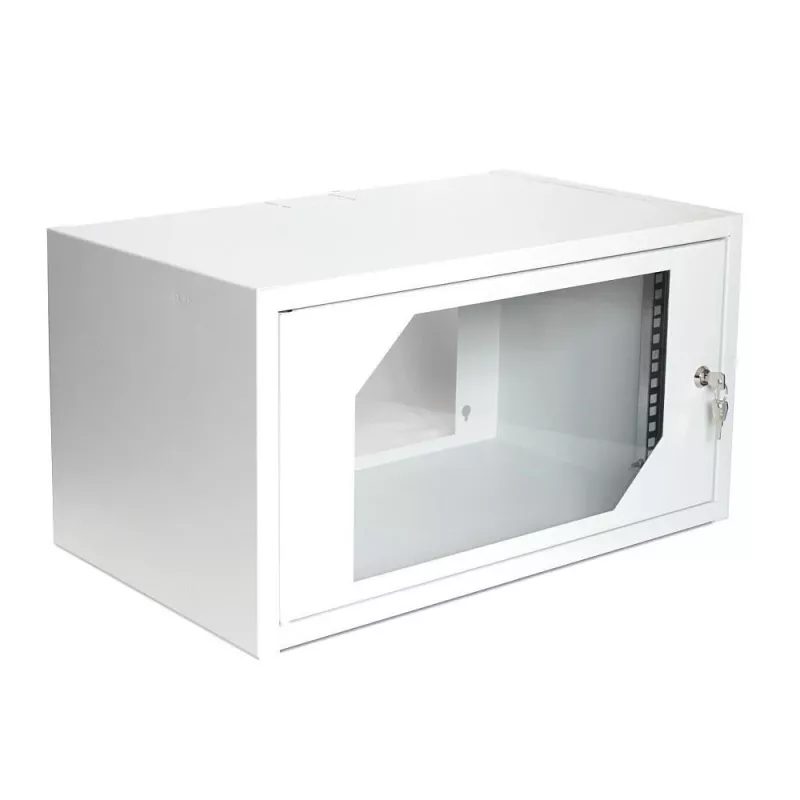 Armário de rack Digitus CL-19 06U 6U caixa de parede cinzento-claro