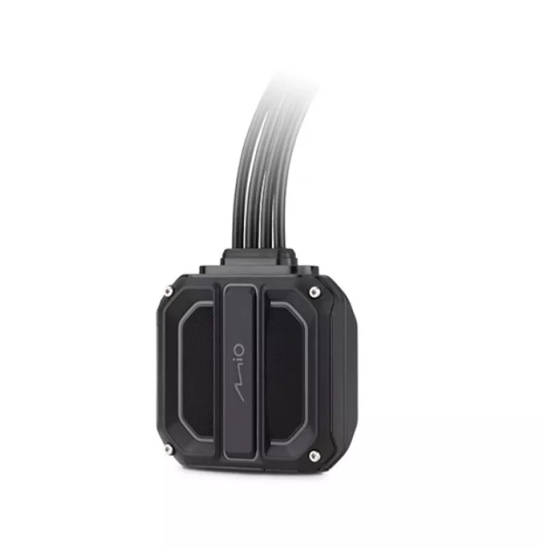 Câmara de ação para mota com lente dupla MIO MiVue M820WD com câmara frontal e traseira, GPS de 5 satélites, Wi-Fi
