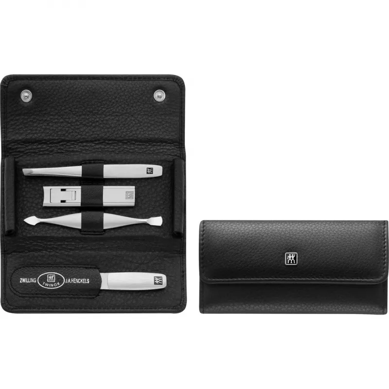 Conjunto de manicura e pedicura ZWILLING 97712-004-0 preto aço inoxidável 4 acessórios