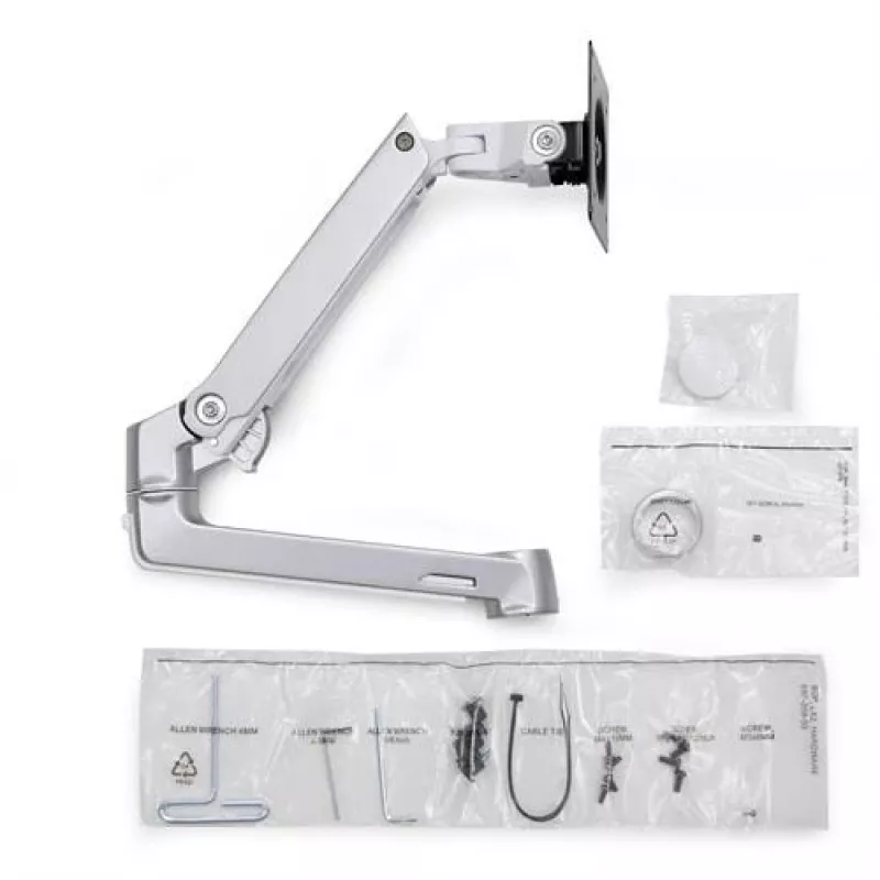 Ergotron LX Extension and Collar Kit - componente de fixação (braço articulado, elementos de instalação, tampa, anel de fixação da haste)