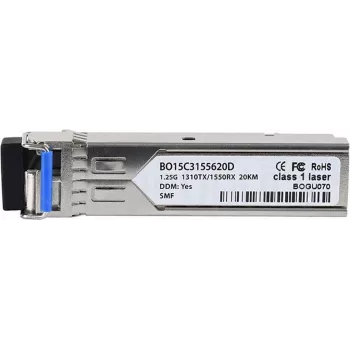 Módulo transceptor de rede de fibra ótica BlueOptics XCVR-B10U31-BO 1250 Mbit/s SFP (XCVR-B10U31-BO)