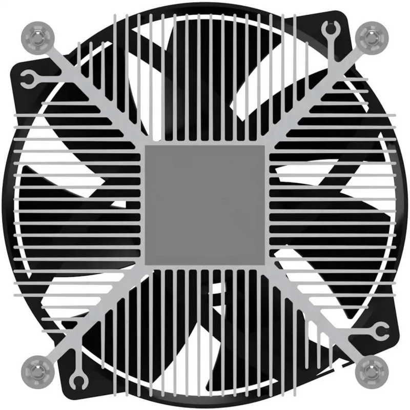 Refrigerador de CPU EKL 22225, socket LGA 17XX / 1851, 92 mm PWM 65 W TDP (22210021025)