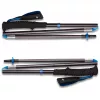 Bastões de caminhada Distance Z, equipamento de fitness cinzento, 1 par, 100 cm