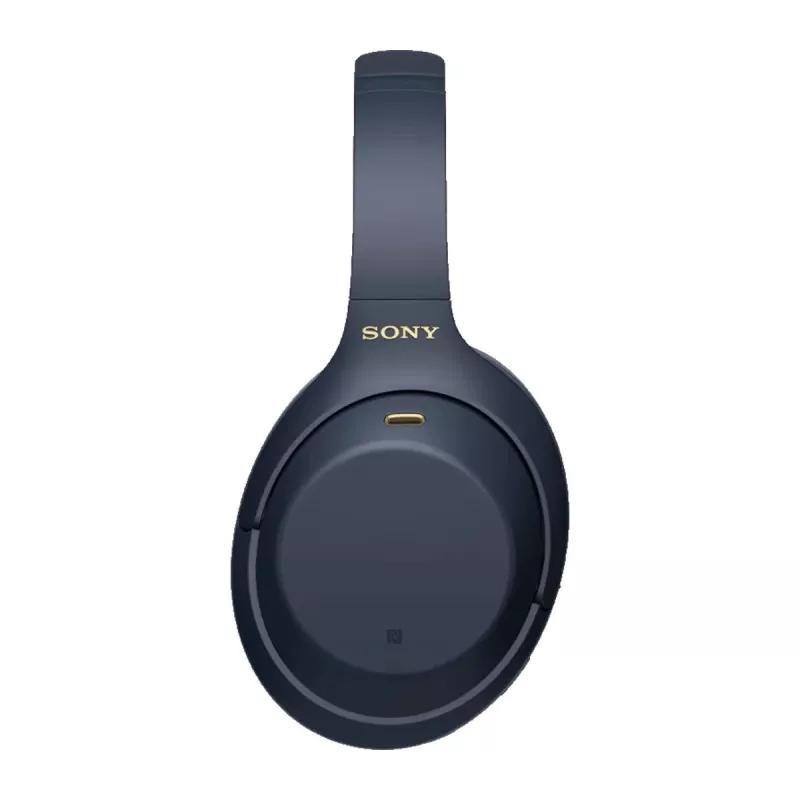 Auscultadores Sony WH1000XM4L.CE7, circumaurais, com fios e sem fios (Bluetooth, USB-C), azul, modo de utilização de arco de cabeça