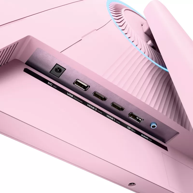 Monitor de computador Arozzi Nova 32 polegadas (80 cm) 2560×1440 Quad HD LED 1 ms 16:9 rosa com altifalantes e VESA
