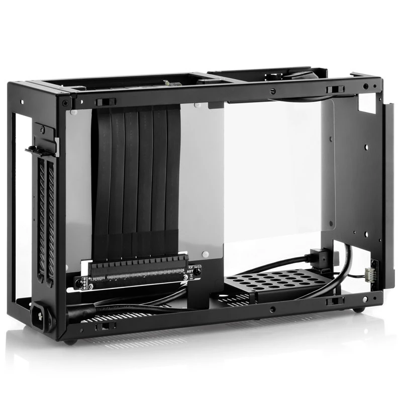 DAN Cases A4-SFX V4.1 - Prateado + Alpenföhn Preto Ridge - 120 mm