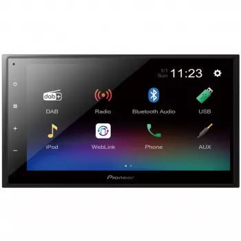 Leitor multimédia para automóvel Pioneer DMH-A340DAB