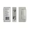 Fechadura eletromagnética QOLTEC 52459 12V simétrica com memória e bloqueio