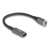 Cabo de alimentação DeLOCK 80781 0,15 m USB-C 8 pinos 20 V