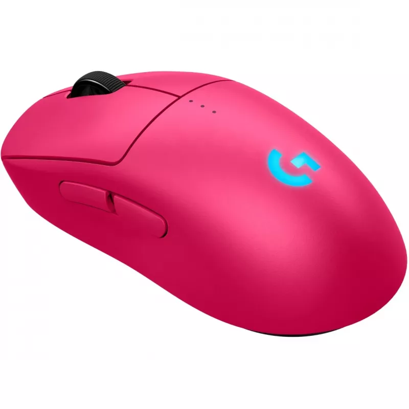 Rato Logitech Pro 2 Lightspeed rosa interface