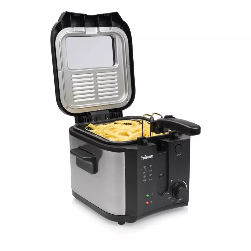 Fritadeira Tristar | FR-6878 | Potência 1600 W | Capacidade 2,5 L | preto