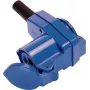 Conector fêmea CEE angular 250 V 16 A com tomada Schuko integrada AS Schwabe 60474