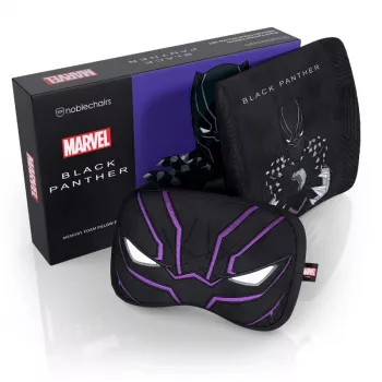 Conjunto de almofadas de espuma viscoelástica noblechairs - Black Panther Edition