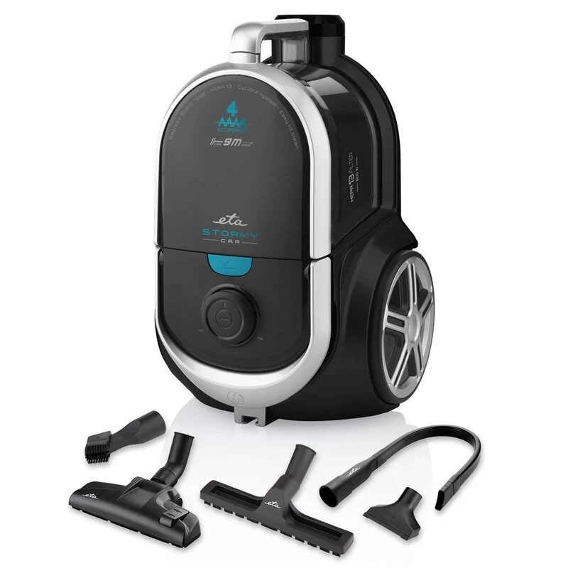 ETA | aspirador | ETA151790010 Stormy Car | sem saco | potência 800 W | capacidade do depósito 2,2 L | preto