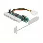 Placa riser DeLOCK PCI Express x1 para 1 x PCI 32 Bit 5 V slot Asmedia