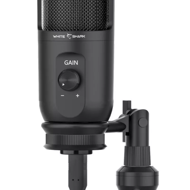 Microfone White Shark TAUS preto Studio