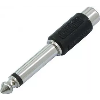 Adaptador de áudio Omnitronic 30226150 – 10× RCA (fêmea) para 3,5 mm TS (macho)