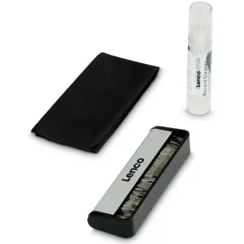 Lenco TTA-3IN1 - escova de limpeza para discos de vinil - fibra de carbono