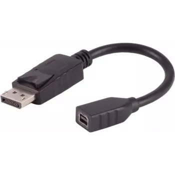 Adaptador DisplayPort ShiverPeaks 10-01031 — cabo de 0,2 m, compatível com 4K