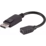 Adaptador DisplayPort ShiverPeaks 10-01031 — cabo de 0,2 m, compatível com 4K