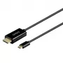 Cabo USB-C SAVIO CL-191 2 m — USB-C para USB-C, macho para macho, Preto, revestimento em plástico, condutores em cobre