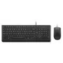 Conjunto de teclado e rato com fios Lenovo Essential 4X31R64445 — teclado de tamanho completo com fios USB e rato com fios USB