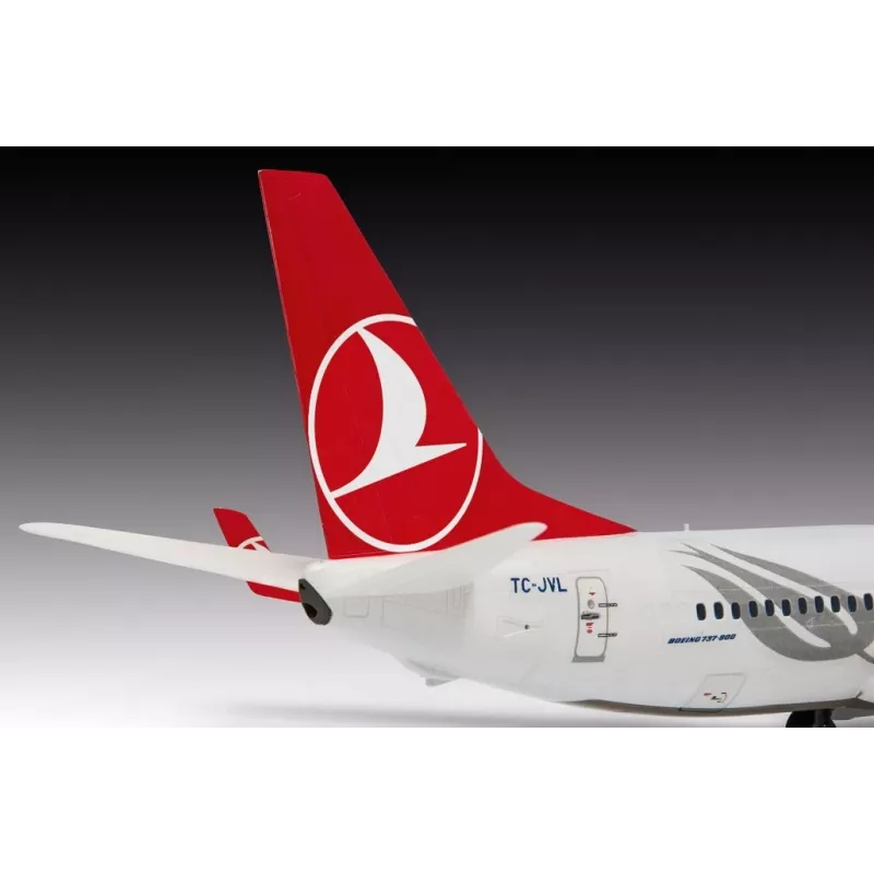 Avião de modelo em plástico REVELL Boeing 737-800 Turkish Air Escala 1:144