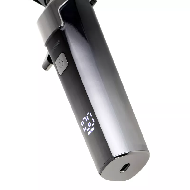 Máquina de cortar cabelo Mesko com visor LED | MS 2842 | Sem fios | 8 níveis de comprimento | Cinzento