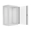 Armário de instalação de parede Lanberg 19'' 18U 600x450mm cinzento (porta lisa)