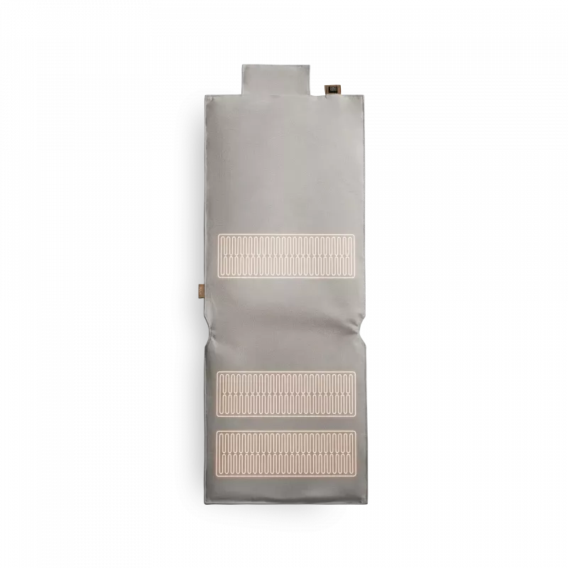 Almofada de assento aquecida Duux Mellow DXLV60, 40 x 110 cm, 3 níveis de aquecimento, para 1 pessoa, cinzento