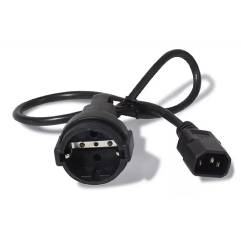 Cabo de alimentação APC AP9880 preto 0,6 m conector fêmea C14 CEE7/7