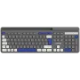Teclado sem fios CANYON HKB-W03 cinzento – design compacto, alimentado por pilhas AAA, modelo CNS-HKBW03DG
