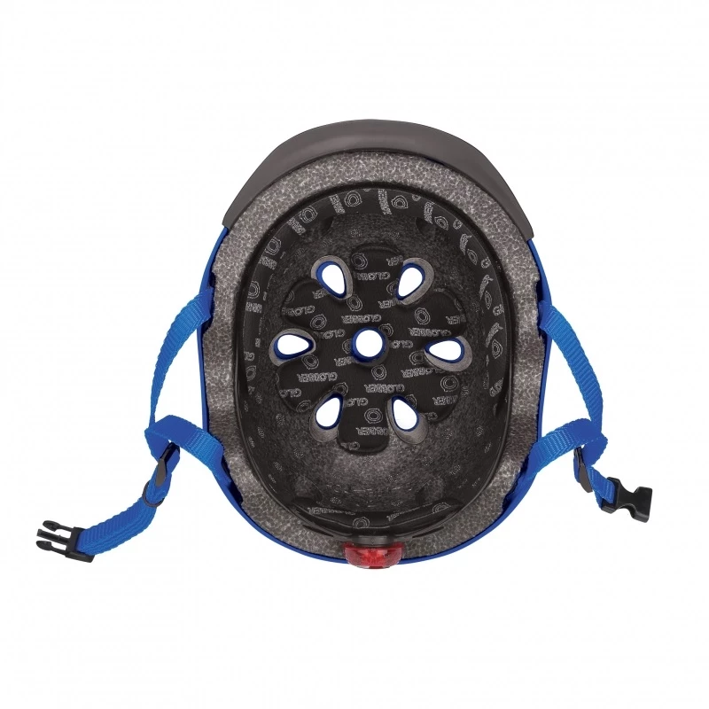 Globber | Azul-escuro | Capacete Elite Lights Racing, XS/S (48-53 cm) | 507-300