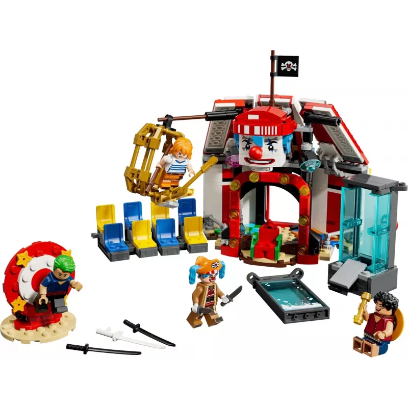 Conjunto de brinquedo de construção LEGO Buggy do Palhaço Tenda de Circo 75637 — 573 peças, 4 minifiguras, idade 8+