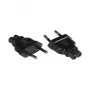Good Connections Adaptador de rede ficha europeia para conector fêmea C7