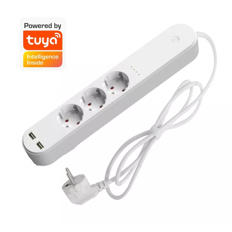 Régua de tomadas inteligente Denver SHP-310U 3 tomadas AC tipo F 3680 W