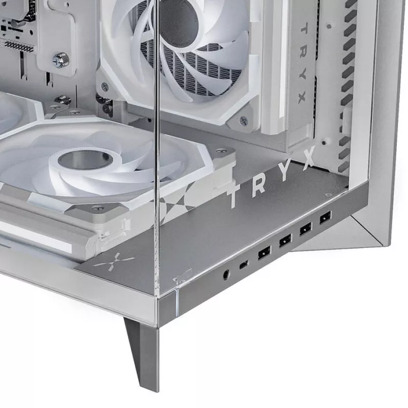 Caixa TRYX LUCA L70 Midi-Tower ARGB branca