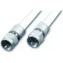 Cabo coaxial Preisner FS-FS2015 1,5 m F branco