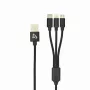 Cabo de carregamento USB 2.0 8-pin/Type-C/Micro USB apenas 2,4A 1M BULK Sbox