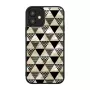 Capa de proteção iKins para Apple iPhone 12 mini, estrutura piramidal, preto