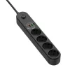 Régua de tomadas ColorWay CW-CHE44PDB — 4 tomadas AC, 2 portas USB