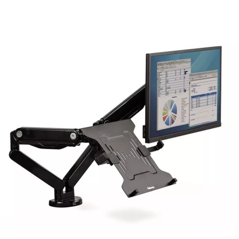 Base para portátil Fellowes Ergonomics para braços de monitor – suportes VESA