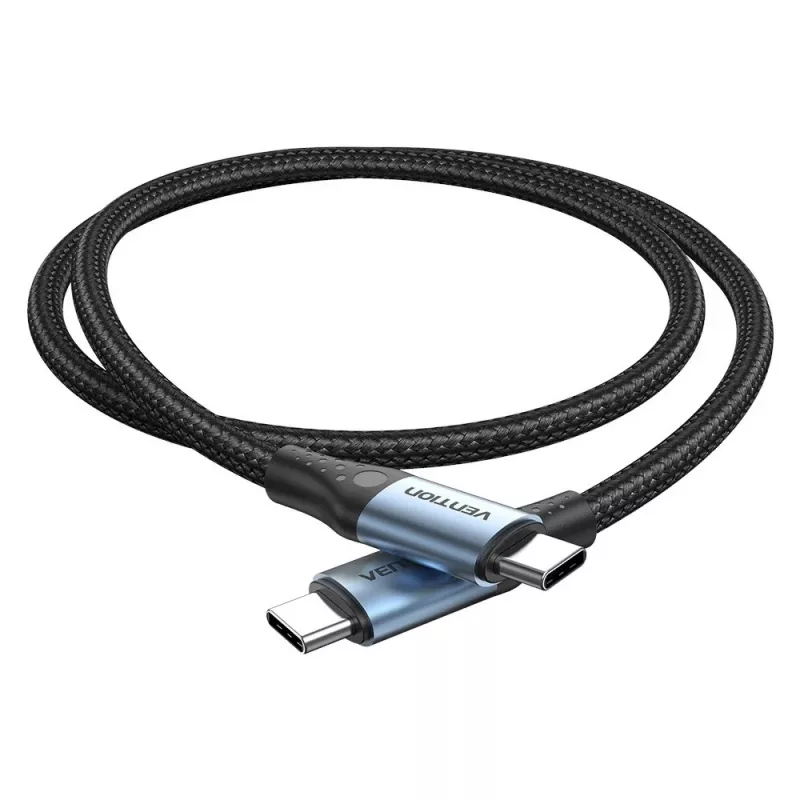 Cabo Vention USB 2.0 5A 240W 1 m PRETO USB-C para C
