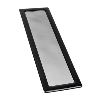 Filtro de poeira Demciflex 260 mm x 80 mm - preto/preto