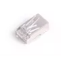 Ficha RJ45 blindada cat.6 universal rígido/flexível 8P8C 100 unid.