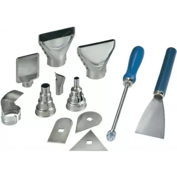 Conjunto de acessórios para pistola de ar quente Steinel 070007 — conjunto de 12 peças com bicos e adaptadores