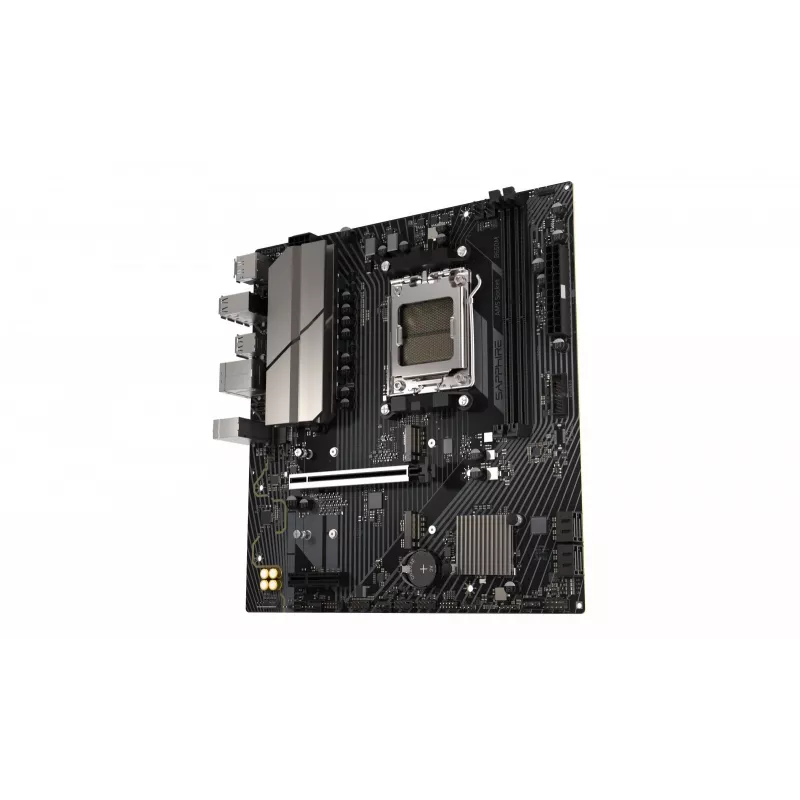 Placa-mãe Sapphire B650M-E (AMD B650) micro ATX, socket AM5, DDR5, 2x DIMM, 96GB, 2x M.2 (PCIe5/4), 4x SATA III, LAN 2,5Gb