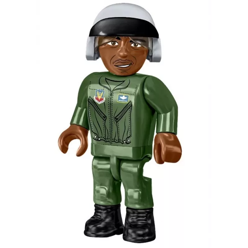 Conjunto de construção Cobi F-16D Fighting Falcon, 436 peças, escala não indicada